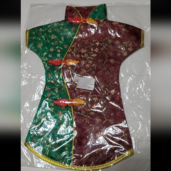 Vintage Japanese/Chinese Wine/Sake Bottle Cover NWT - Picture 1 of 6